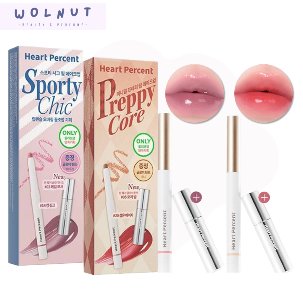 (🐳พร้อมส่ง) Heart Percent Dote On Mood Lip Pencil ฮาร์ทเปอร์เซ็นต์ ลิปไลน์เนอร์ ดินสอเขียนขอบปาก
