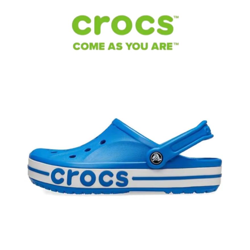 【FREE SHIP】Crocs Bayaband Clog ความหนา รองเท้าแตะกลางแจ้ง 205089-4JL