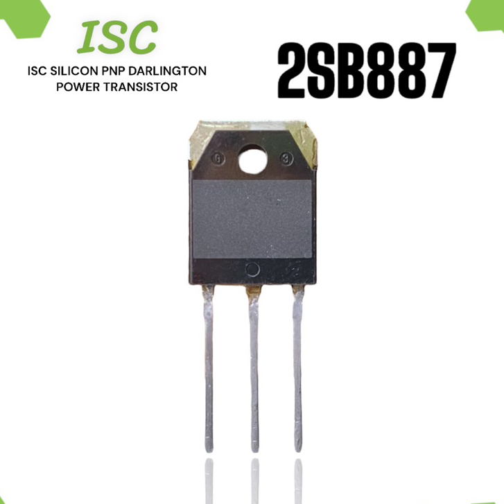 2SB887 PNP Darlington Power Transistor TO-3P 110V 10A 70W ISC B887 Audio Amplifier Replacement BDV64