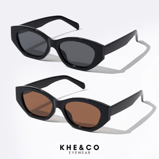 KHE&CO | Eclipse แว่นกันแดดUV400 ทรงแคทอาย ฟรีซองหนัง+ผ้าเช็ดเลนส์