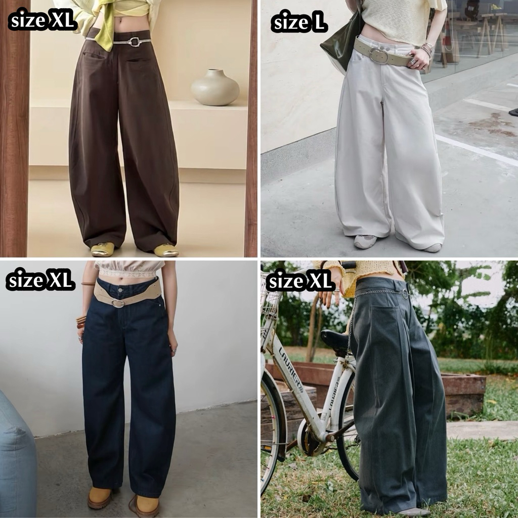 Akkara Studio (โปรดตรวจสอบไซท์ มั่นใจใส่ได้ค่อยสั่งไม่รับคืนค่า) : กางเกงจากแบรนด์ Akkara