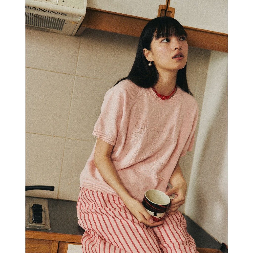 Boyis - เสื้อยืด Plain Dance Knit Tee
