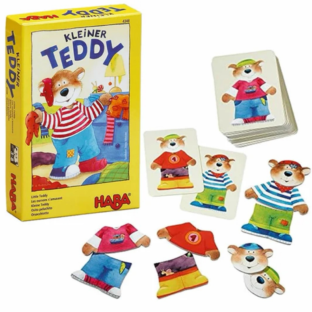 พร้อมส่ง HABA Little Teddy เกมแต่งตัวหมี ฝึกสังเกต ฝึกความจำ สร้างสมาธิ เด็ก 3 ปีขึ้นไป