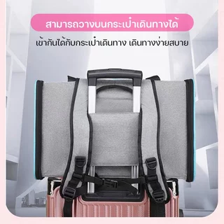 【NEW】กระเป๋าสัตว์เลี้ยงขนาดใหญ่ ดีไซน์สวยงาม มีรูระบายอากาศดี สามารถเปิดได้ 4 ด้าน ให้สัตว์เลี้ยงเข้าออกได้สะดวกสบาย