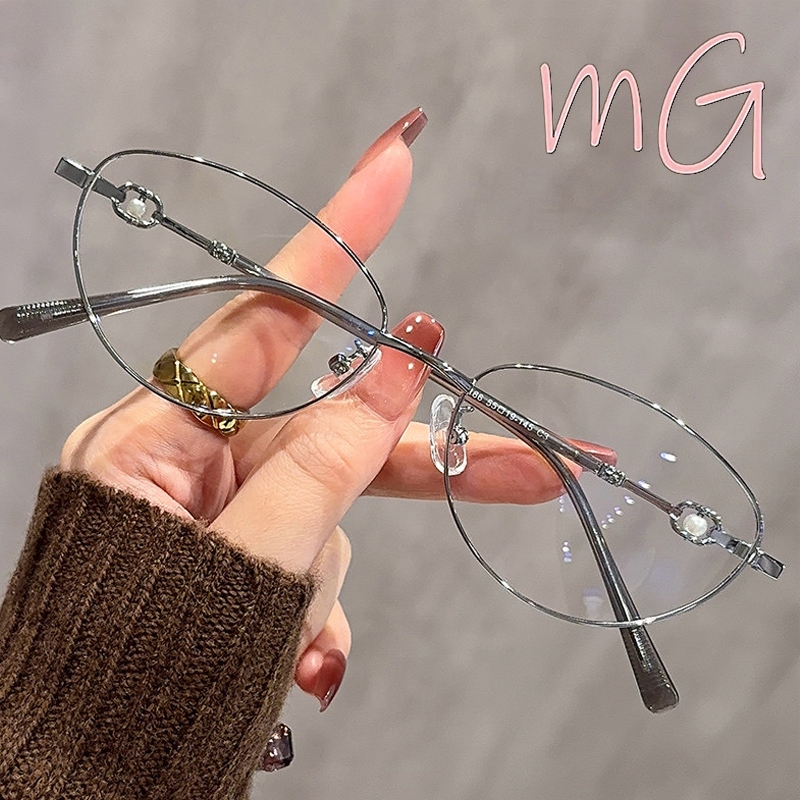 [ส่งจากกทม] My Girl แว่นสายตาสั้น แว่นตามุก Cat Eye ทรงแฟชั่น ออกแดดเปลี่ยนสีเฉพาะค่าสาย 0 - 400 บล็อกแสงสีน้ำเงิน
