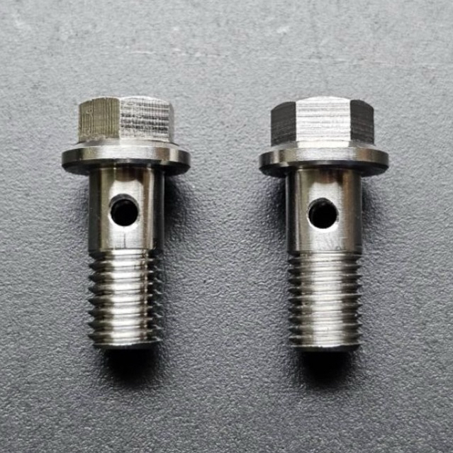 น๊อตเทอร์โบ น๊อตน้ำมันสแตนเลส น๊อตน้ำมันเทอร์โบ Dmax F55 TD04 น๊อตสแตนเลส
