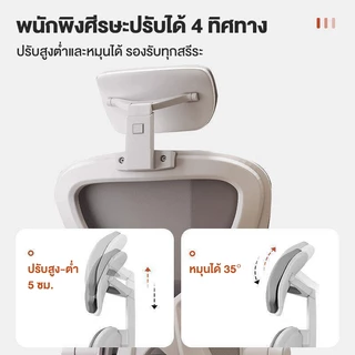 เก้าอี้สำนักงาน เก้าอี้คอมพิวเตอร์ ตาข่ายระบายอากาศ พนักพิงเก้าอี้สามารถปรับเอนได้ เก้าอี้สำนักงานตามหลักสรีระศาสตร์