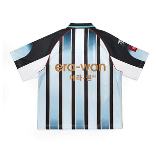 era-won | Coca Cola Jersey Oversized era-won แขนสั้น สำหรับคุณผู้ชาย ลาย Coca Cola สีฟ้า