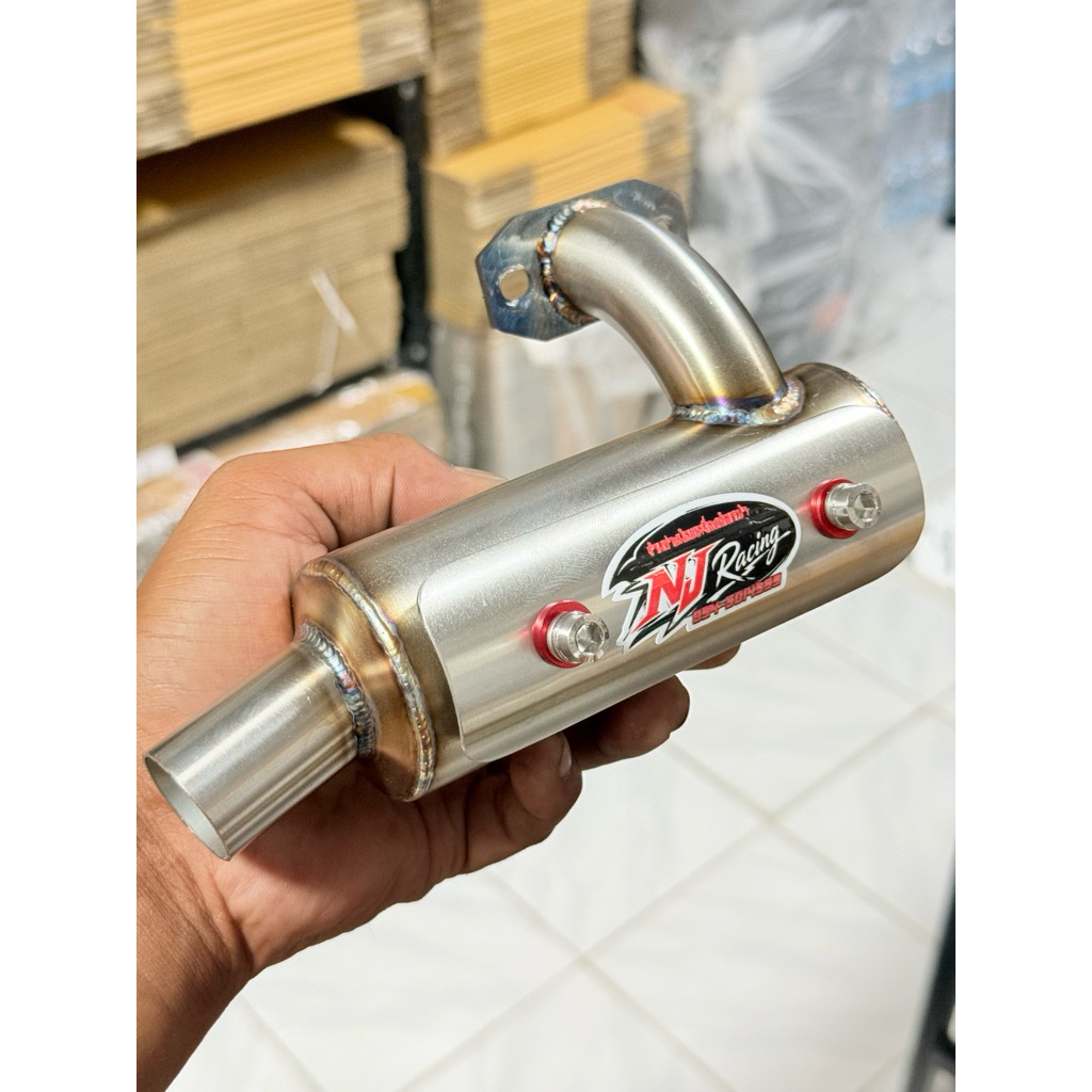 ท่อไอเสียเครื่องตัดหญ้า  TD40 T200 G4K TL43 TL52 NE500 ท่อสแตนเลส ท่อสูตร วัสดุคุณภาพ เพิ่มประสิทธิภาพให้เครื่องยนต์