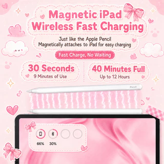 ปากกา Stylus P11 สำหรับ Pad ชาร์จแม่เหล็ก Bluetooth โชว์แบต กันมือพลาด Tilt เส้นหนา-บาง รองรับ mini A17 M2/M3/M4
