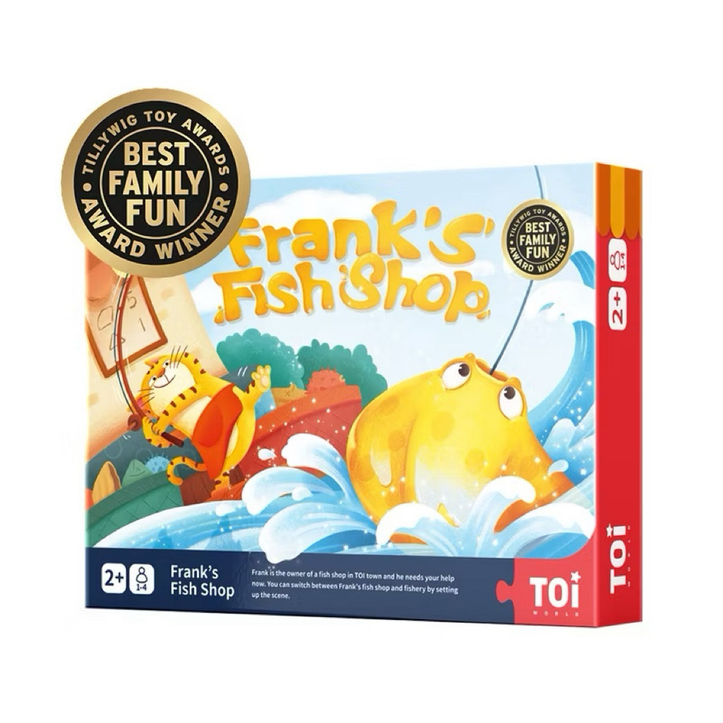 TOI Frank’s Fish Shop – เกมไม้แม่เหล็กจับปลา จับคู่รูปทรง เสริมพัฒนาการเด็ก ฝึกสมอง ความคิด ตรรกะ สมาธิ สังเกต