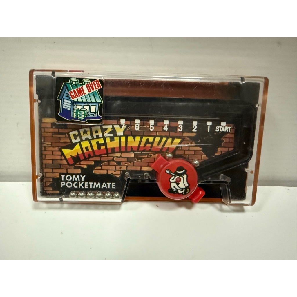 1978 Tomy Pocketmate Crazy Machine Gun pocket portable game console