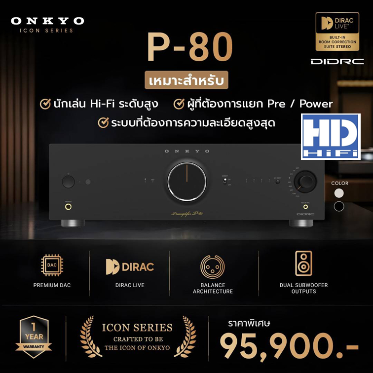 Onkyo P80 Network Preamplifier