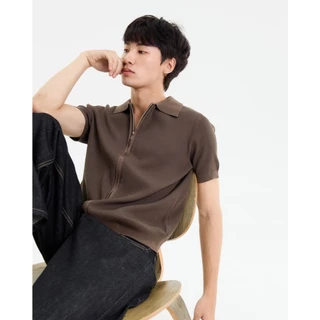 REEVE WESLEY KNIT POLO เสื้อคอปก ซิปยาว