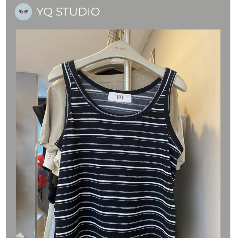 C82 YQ Korean Shop กล้ามผ้า Lyocell ป้ายYQ
