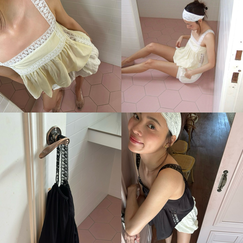 Vynn - Parsly Lace Top เสื้อสายเดี่ยวลูกไม้