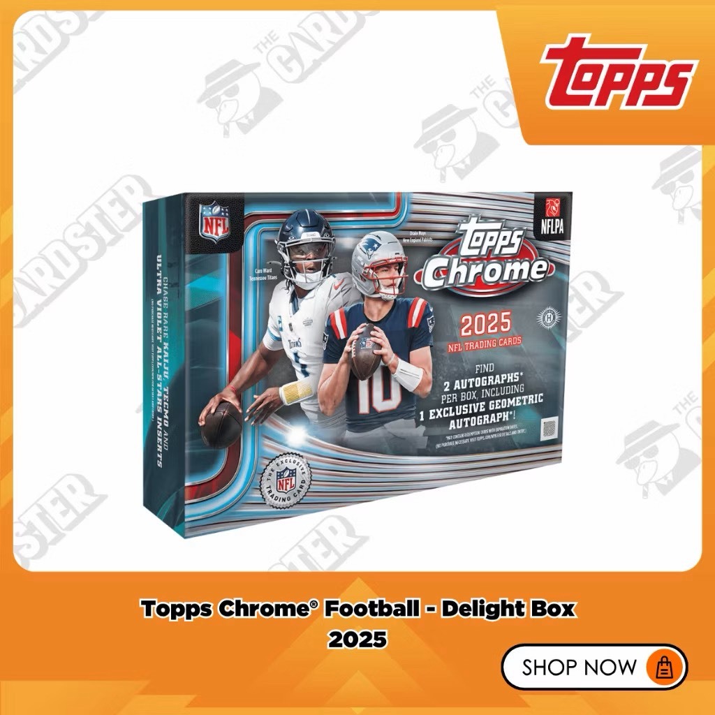 [พร้อมส่ง] Topps Chrome NFL 2025 - Delight Box