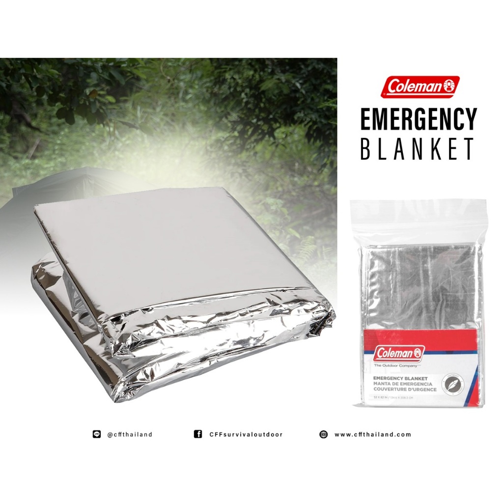 Coleman Emergency Blanket ผ้าห่มฉุกเฉิน