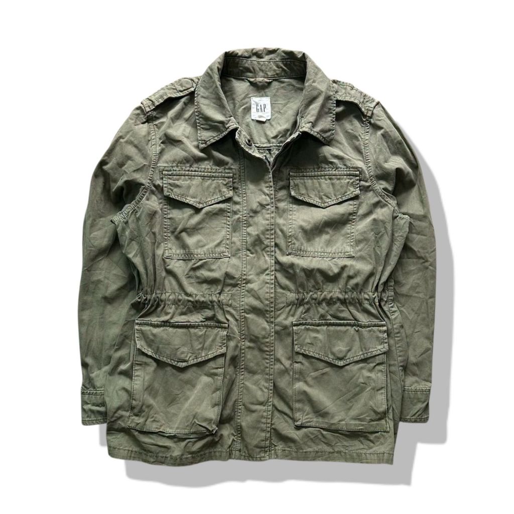 Gap Military Field Buttons Jacket(M) มือสอง รอบอก 43”