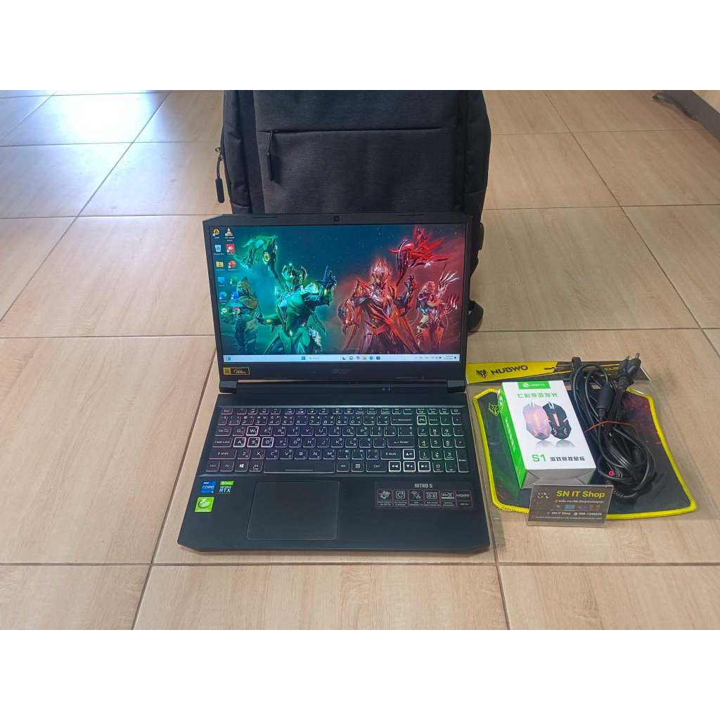 Acer Nitro 5 AN515-57-58LR (มือสอง) Intel Core i5-11400H RAM 8GB SSD 512GB NVIDIA GeForce RTX 3050 จ