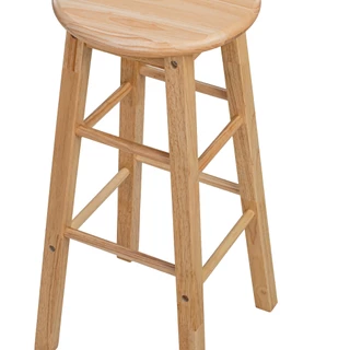 PJ wood เก้าอี้บาร์ 29 นิ้ว เคาน์เตอร์บาร์ ร้านกาแฟ มินิมอล 29" High Bar Stool