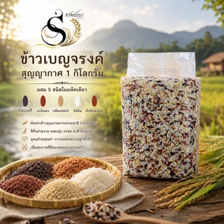 ข้าวเบญจรงค์ คัดพิเศษ 1 กิโลกรัม ตราทรัพย์ธนา