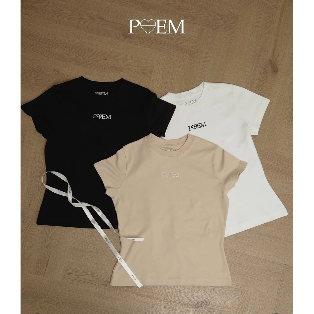 ✨เสื้อ HometomyheartxPoem รอบพร้อมส่ง