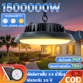 ไฟโซล่าเซลล์ โคมไฟโซลาร์เซลล์ Solar light ไฟโซล่าเซล ไฟโซล่าเซลล์ติดเพดาน วินเทจ แสงสีขาว/เหลือง/อุ่น เปิดปิดอัตโนมัติ