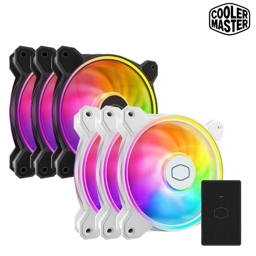 FAN Cooler Master MasterFan MF120 Halo MF120 Halo 2 Duo-Ring ARGB Lighting 120mm #coolermaster
