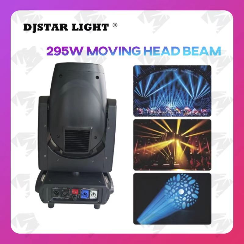 Beam 295 ไฟส่องหัว/13R/ไฟเซจ/คลับ/งาน/งานแต่งงาน/Super Prisms/Rainbow Feffect