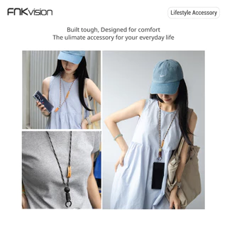 FNKvision 🌟พวงกุญแจเชือกถัก🌟 พวงกุญแจห้อยโทรศัพท์ สายคล้องโทรศัพท์มือถือ สายคล้องโทรศัพท์ ยาว