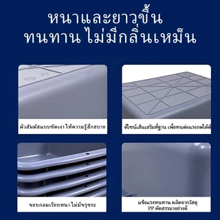 อ่างพลาสติกลึกอเนกประสงค์ วัสดุ PP ปลอดภัย เหมาะเก็บอาหาร อุปกรณ์เครื่องครัว สำหรับบ้านและร้านค้า