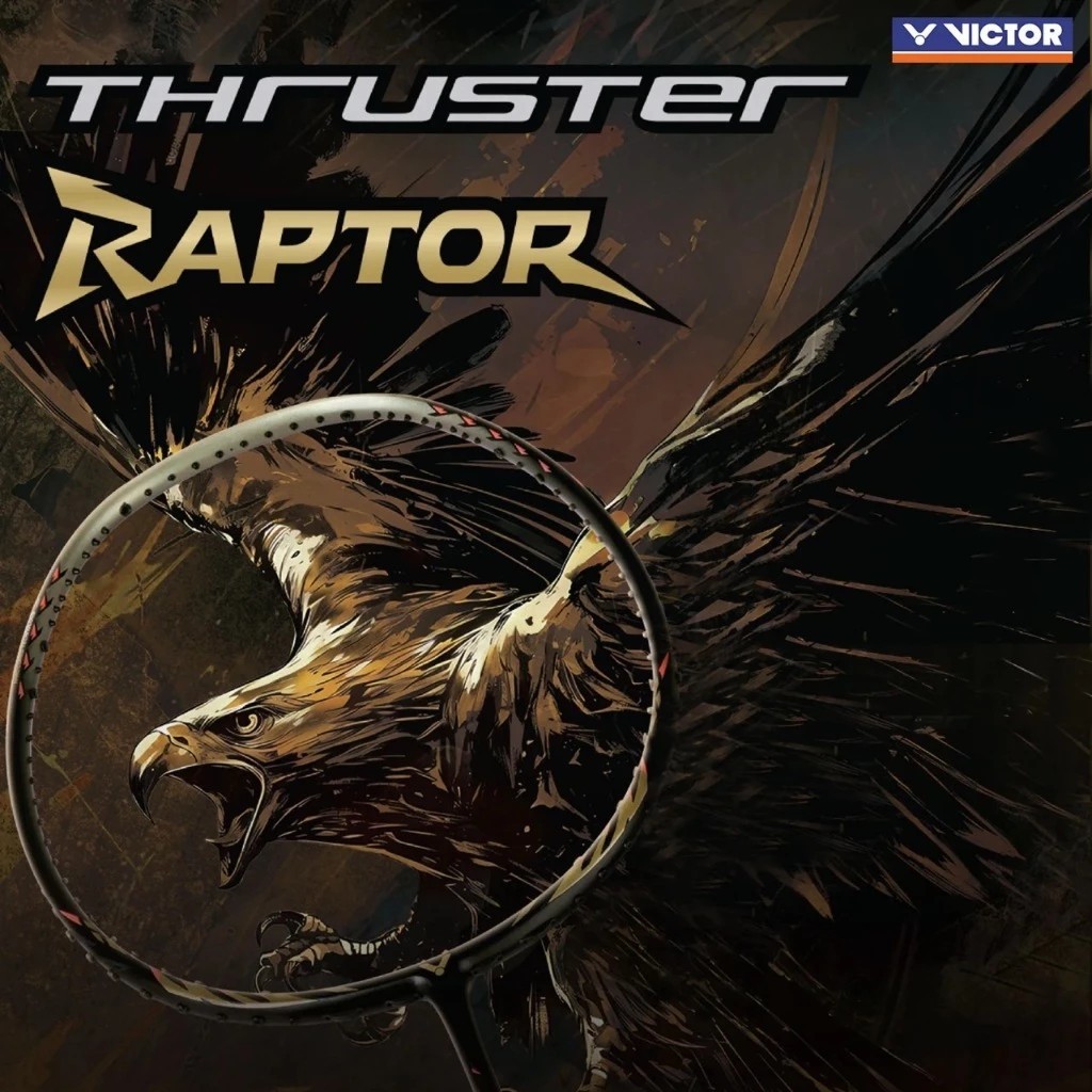 ไม้แบดมินตัน VICTOR TK-RAPTOR C แถมเอ็น พันด้าม ซอง **โปรดอ่านรายละเอียดก่อนสั่ง**