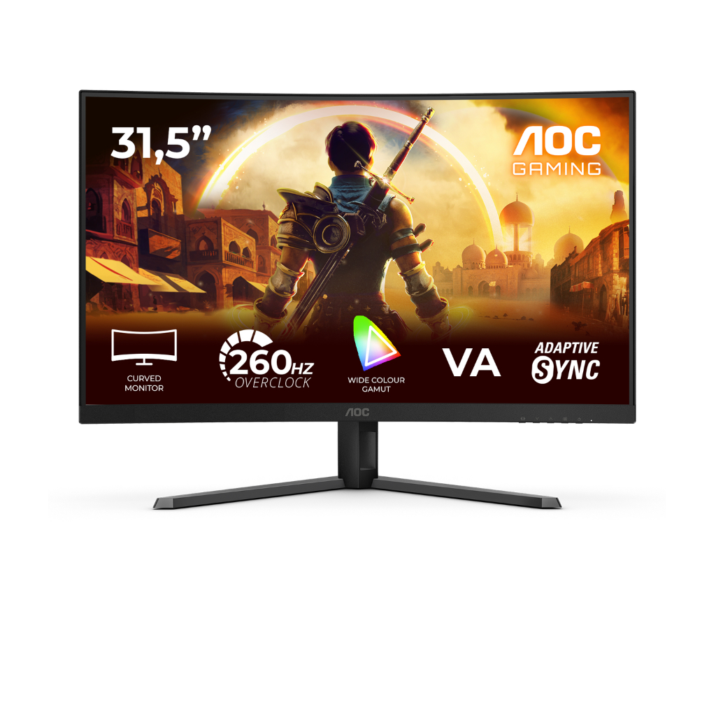 AOC C32G42ZE/67 31.5″ VA FHD 260Hz Curved Monitor