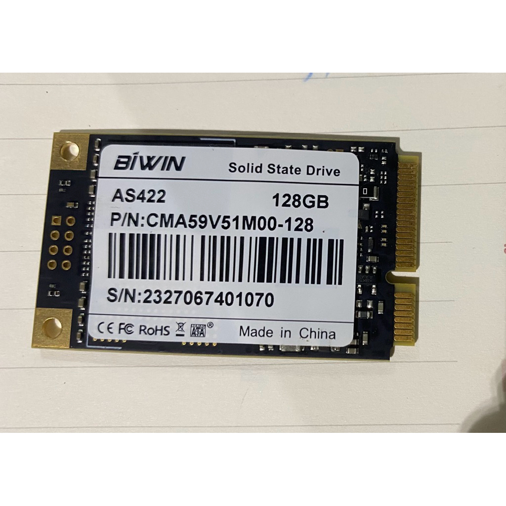 MSATA SSD Solid State Drive 128GB มือสอง