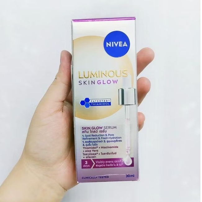 เซรั่มบำรุงผิวหน้า NIVEA Luminous Skin Glow 30ml ลดเลือนฝ้าแดดและจุดด่างดำ