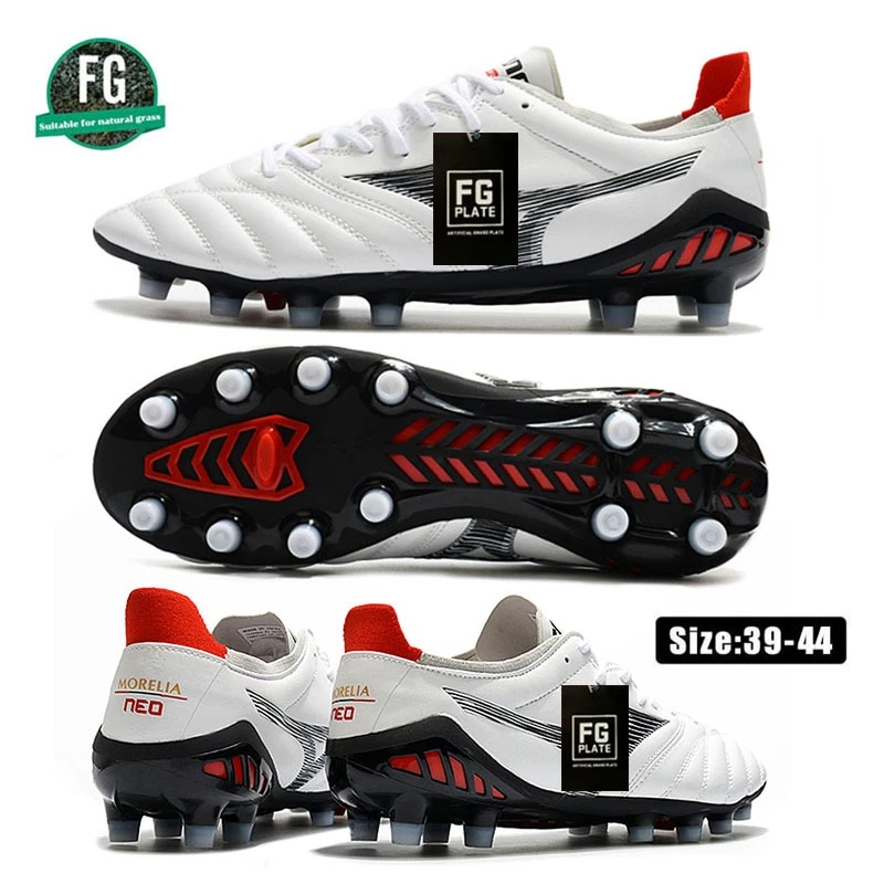 Mizuno Morelia Neo 3 FG รองเท้าสตั๊ด การจัดส่งอย่างรวดเร็ว รองเท้าฟุตบอล รองเท้าฟุตบอลห้าคน