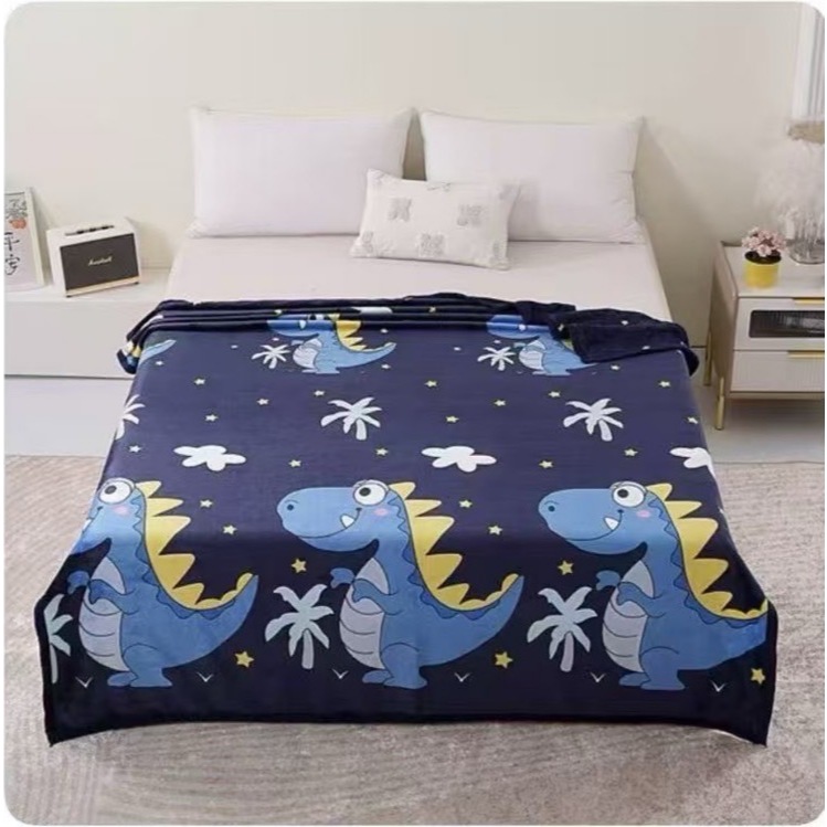ผ้าห่มนาโน ขนาด 6 ฟุต 180x200 ซม ผ้าห่ม มีหลายลาย ผืนใหญ่ ห่มได้2คน พร้อมส่ง
