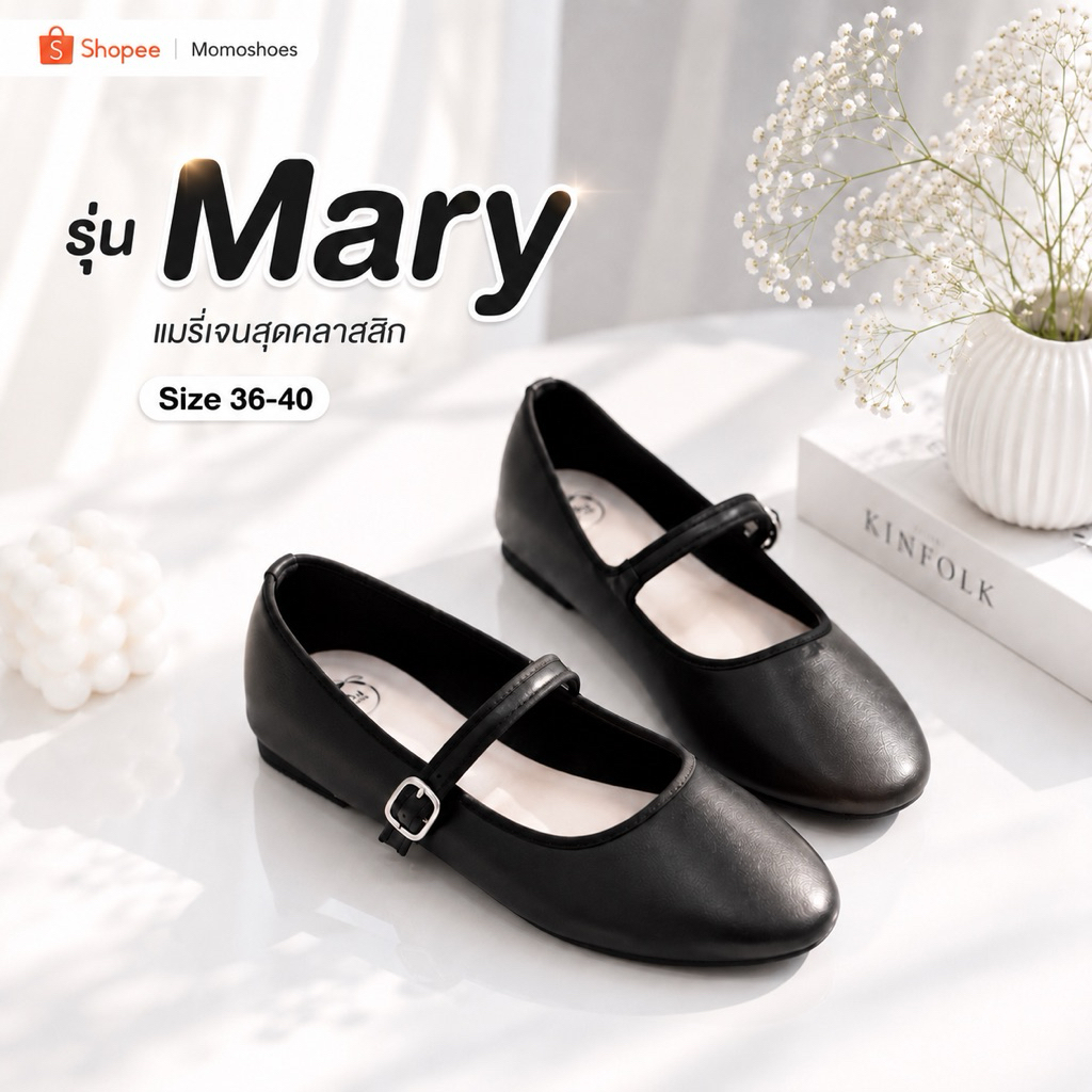 MARY รุ่นใหม่ล่าสุด แมรี่เจนสุดน่ารัก นิ่มสบาย