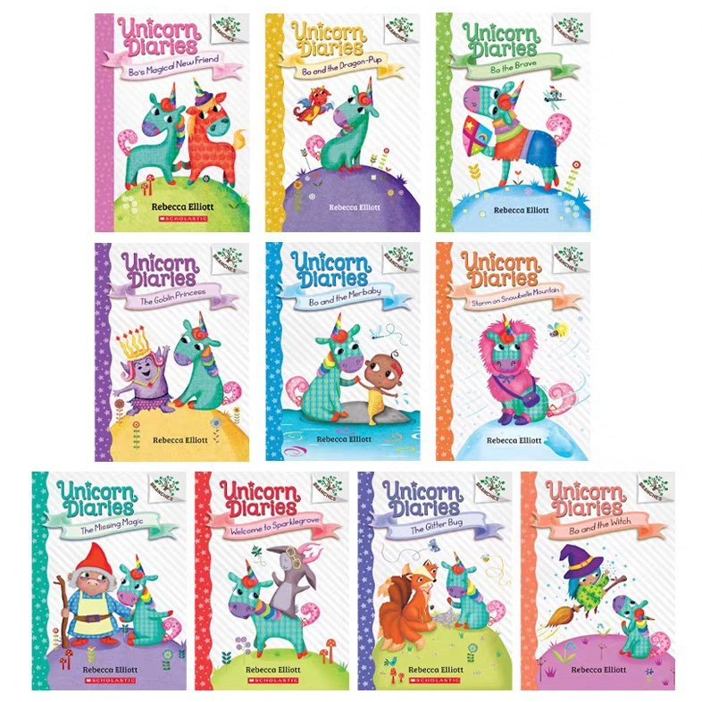 หนังสือภาษาอังกฤษไดอารี่ของยูนิคอร์น Unicorn Diaries ชุด 10 เล่ม