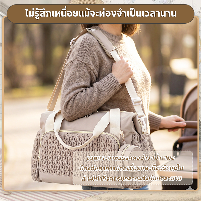 กระเป๋าเตรียมคลอด กระเป๋าเดินทางใบใหญ่ กันน้ำได้ รูปที่ 7