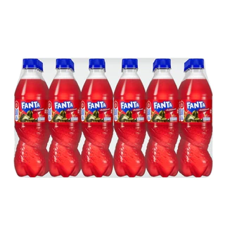 [จัดส่งเฉพาะกทม. ปริมณฑลและชลบุรี]แฟนต้า น้ำอัดลม น้ำแดง 500 มล. 24 ขวด Fanta Soft Drink Strawberry (Red) 500ml Pack 24