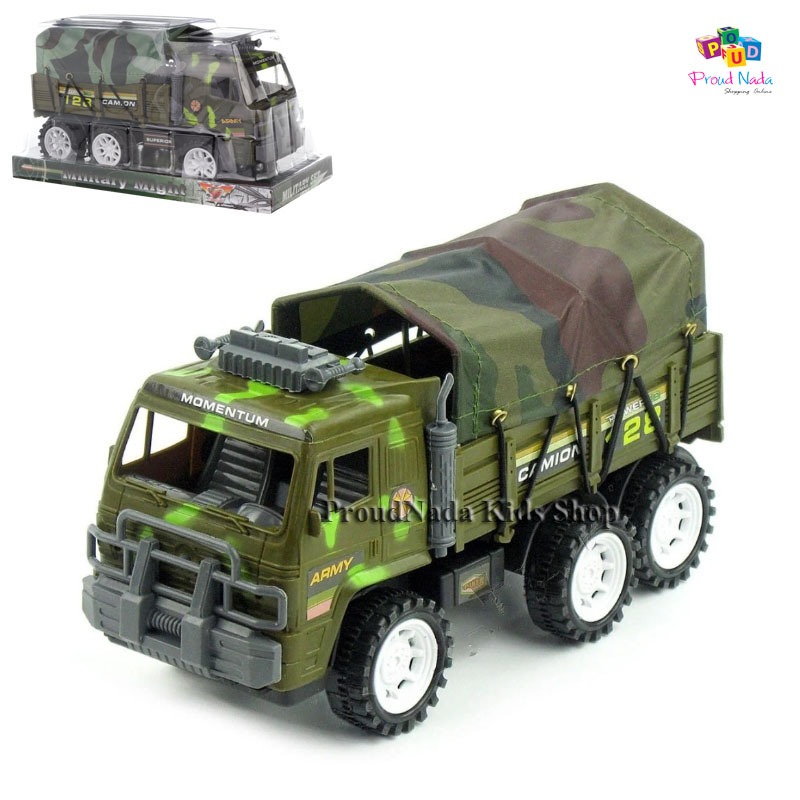 ProudNada Toys ของเล่นเด็ก รถทหาร รถบรรทุก MILITARY VEHICLES NO.128B