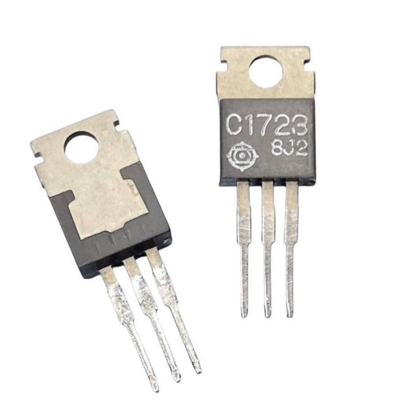 2SC1723 / C1723 HITACHI JAPAN TO-220 POWER TRANSISTOR (NPN) ทรานซิสเตอร์กำลังสูง สำหรับเครื่องเสียงญี่ปุ่น / ภาคขยาย