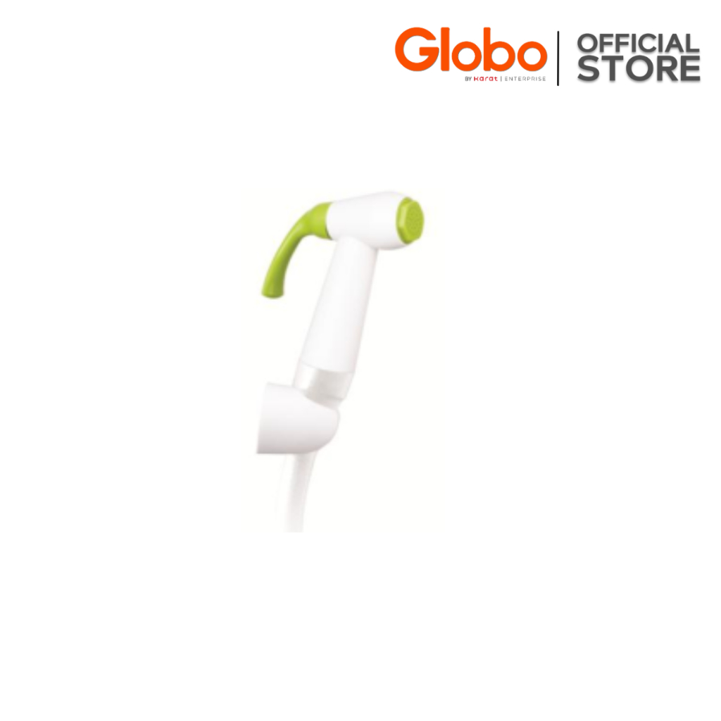 Globo ชุดฉีดชำระสีขาว พร้อมสายและขอแขวน (สายยาว 120 ซม.) รุ่น GA-04-325-35