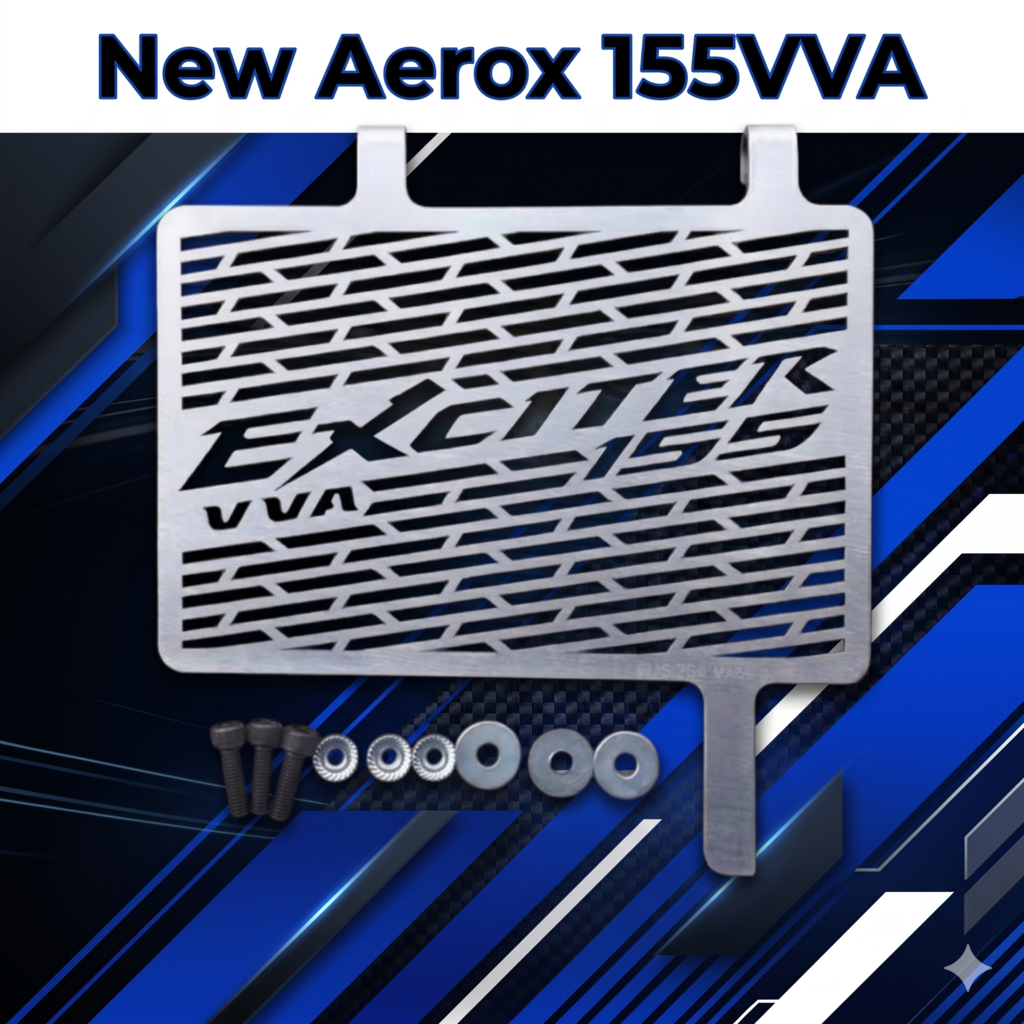 การ์ดหม้อน้ำ new Yamaha Exciter 155VVA สีเลส 20% off  Yamaha Exciter 155VVA🎫F🎫