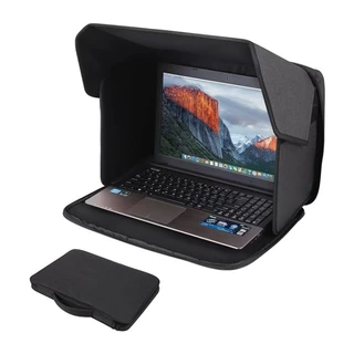 ที่บังแดดโน้ตบุ๊ก Laptop Sun Shade 14/16 นิ้ว ฮู้ดบังแสงจอ พับได้ พกพาง่าย ลดแสงสะท้อน ใช้กลางแจ้ง