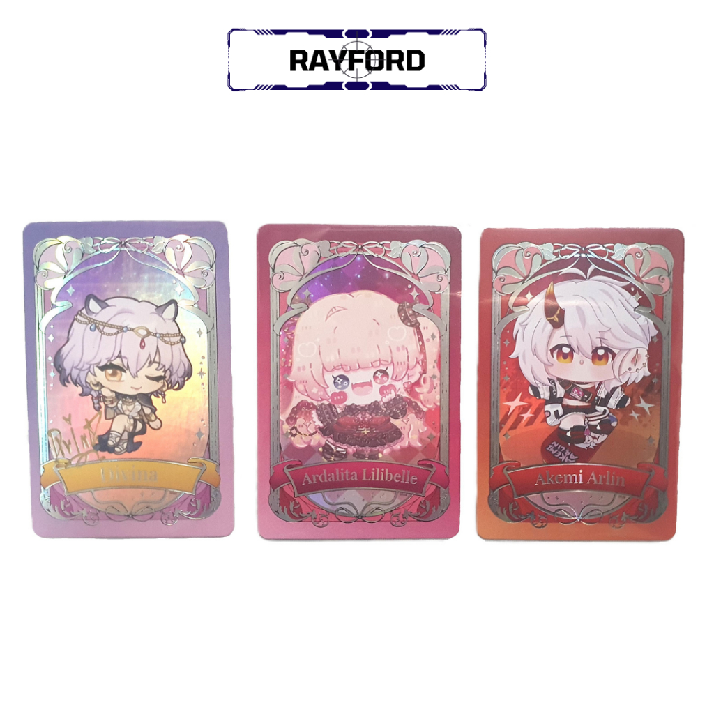 [พร้อมส่ง] การ์ดวีทูปเบอร์ Potion x Pixela ระดับ SR และ SSR (Chibi)