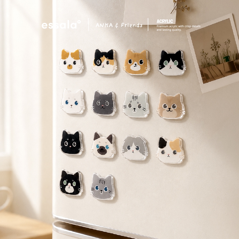 Essala Anka Magnet | แม่เหล็กติดตู้เย็นน้องแมว