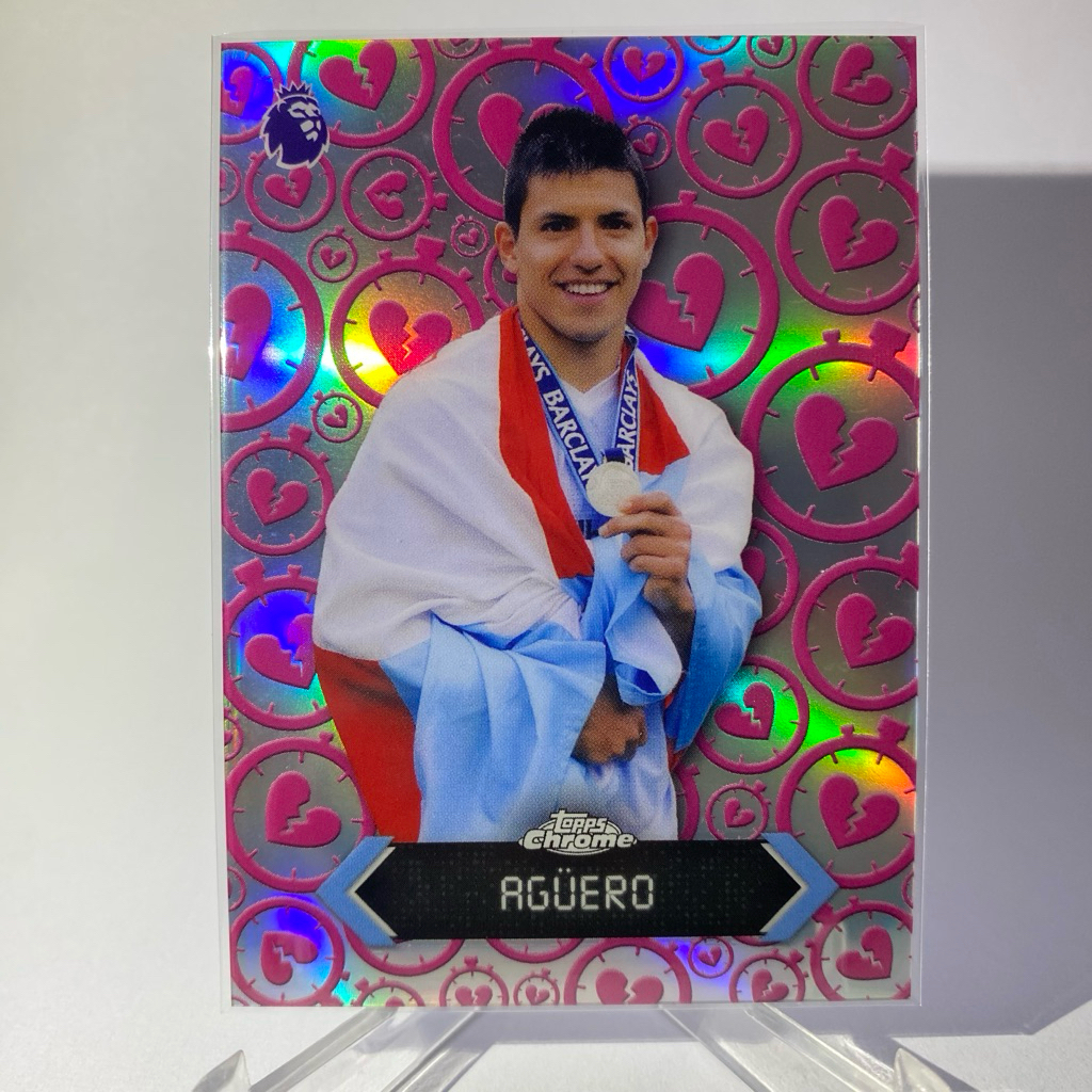 การ์ดนักฟุตบอล SERGIO AGUERO, MAN.CITY, TOPPS CHROME 2026, STH-2